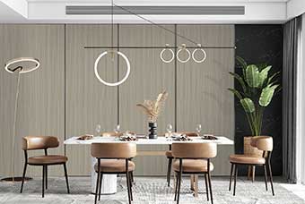 焦作轻奢风格-餐厅