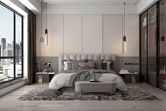 焦作现代风格-卧室