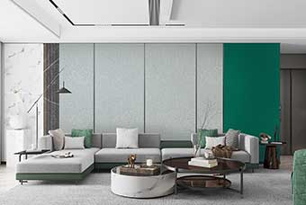 焦作轻奢风格-客厅