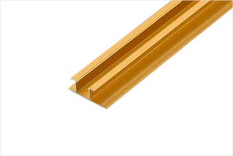 焦作航空纤维墙咔铝合金带灯中条(钛金氧化)