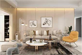 焦作客厅空间案例